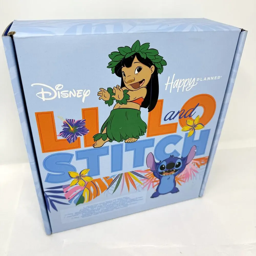 Disney Lilo & Stitch Be Happy Box Happy Planner New In Box Retired Vaulted Set